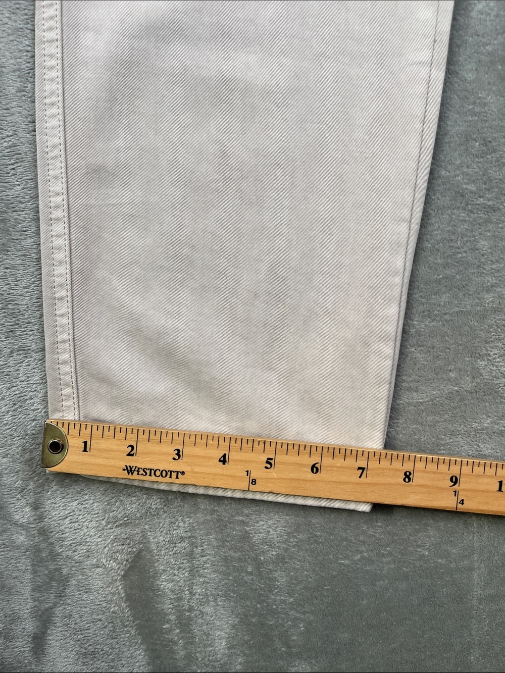 NEW Outerknown 33 Mens Beige 100% Organic Cotton Chino Pants - Picture 2 of 12